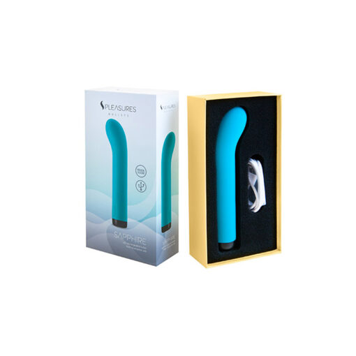 Sapphire masajeador recargable curvado - Imagen 3