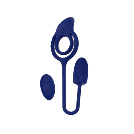 The Thria anillo vibrador con plug anal y mando