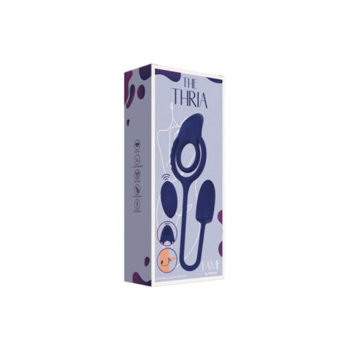 The Thria anillo vibrador con plug anal y mando - Imagen 3