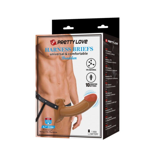 Bradden arnés vibrador hueco XL - Imagen 6
