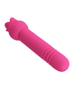 Alternative view of Chaley vibrador y penetrador con lengua flor
