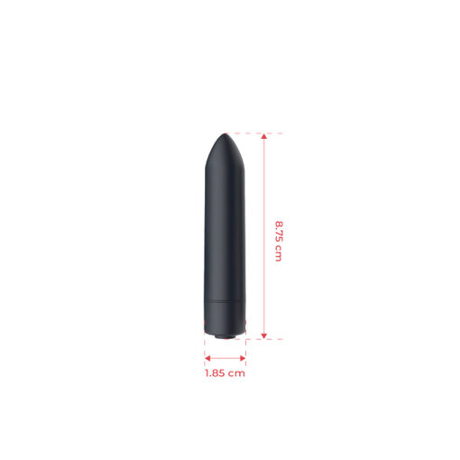 Classic Bullet bala vibradora recargable negro - Imagen 5