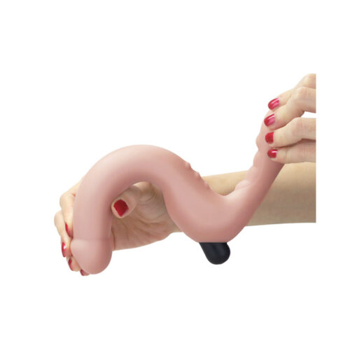 Joy Strapless arnés tacto piel con vibracion y mando - Imagen 4