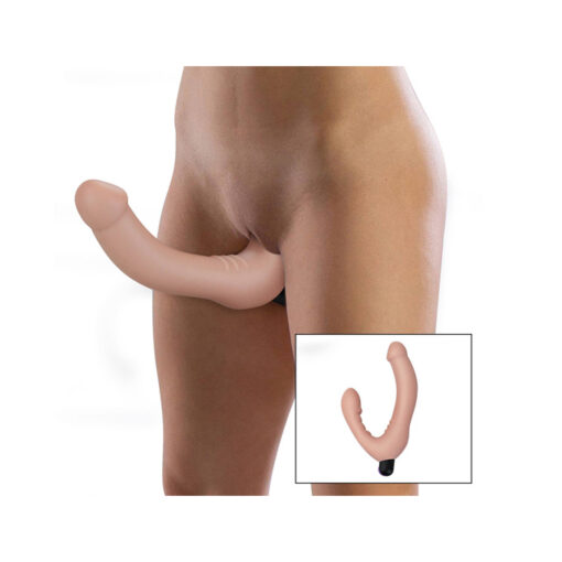 Joy Strapless arnés tacto piel con vibracion y mando - Imagen 2