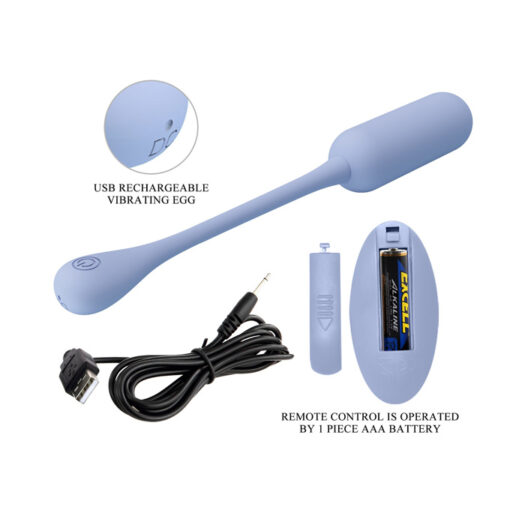 Lechies bala vibradora control remoto azul - Imagen 5