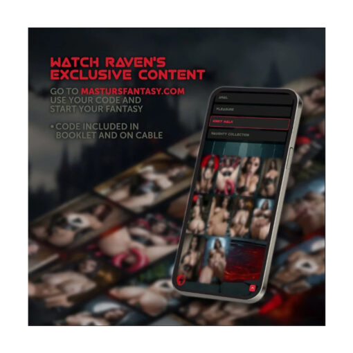 Masturs Raven masturbador realidad aumentada + accesorios - Imagen 9