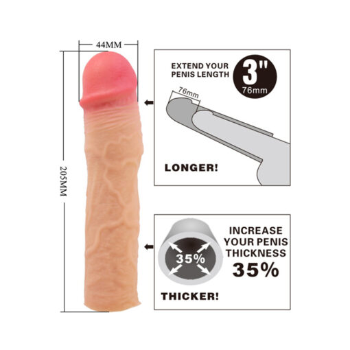 Stevenson funda para pene realista 3" - Imagen 5