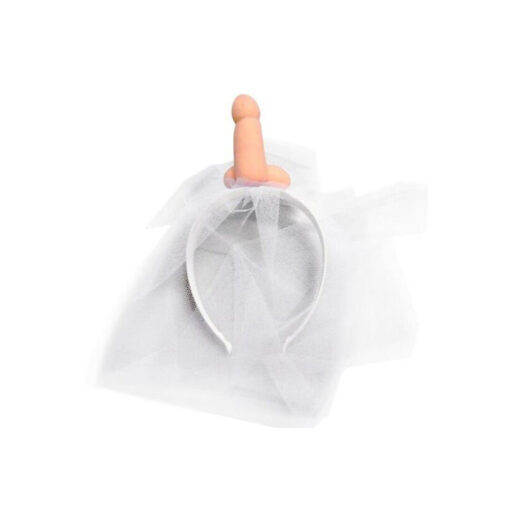 Velo novia despedida blanco