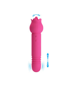 Chaley vibrador y penetrador con lengua flor