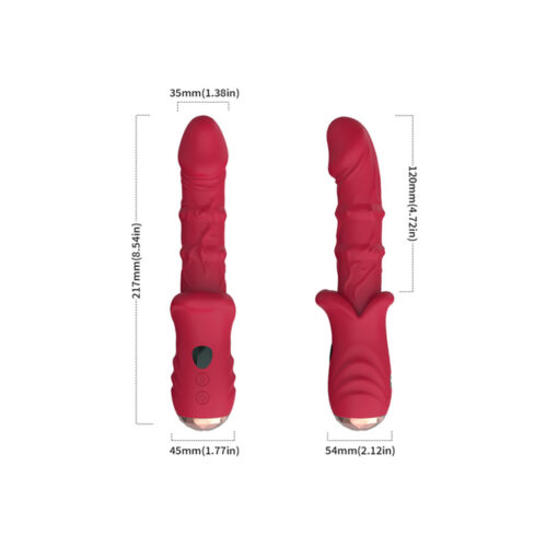 Red Devil vibrador con vaivén y perlas oscilantes - Imagen 7