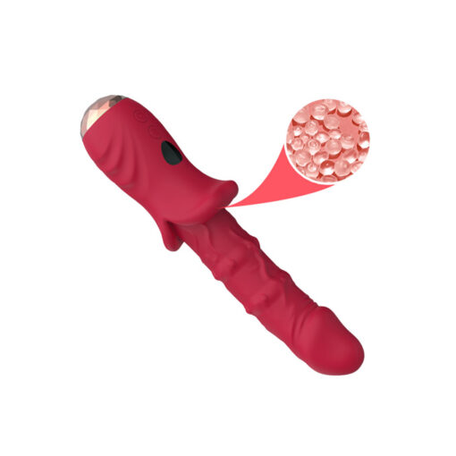 Red Devil vibrador con vaivén y perlas oscilantes - Imagen 6