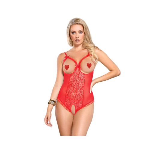 Paris Hollywood body abierto rojo S/M
