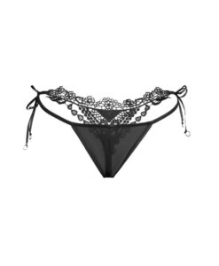 Alternative view of Paris Hollywood tanga con decorado negro S/M