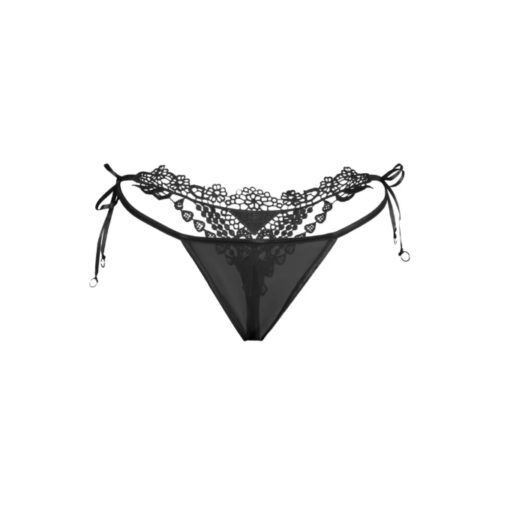 Paris Hollywood tanga con decorado negro S/M - Imagen 2
