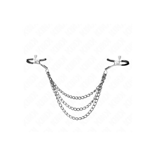 Kink pinzas pezones triple cadena - Imagen 2