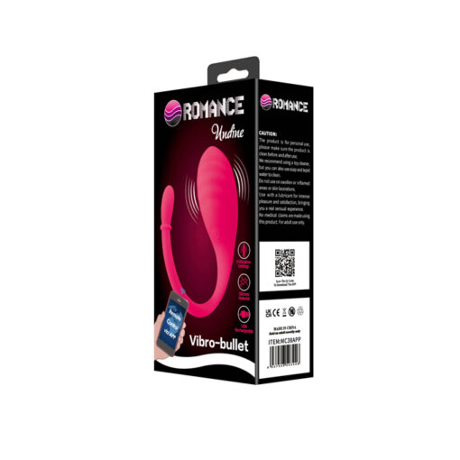 Undine huevo vibrador bluetooth rosa - Imagen 6
