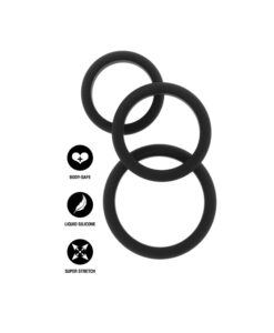 Alternative view of Extreme Penis Gear pack de anillas silicona suave