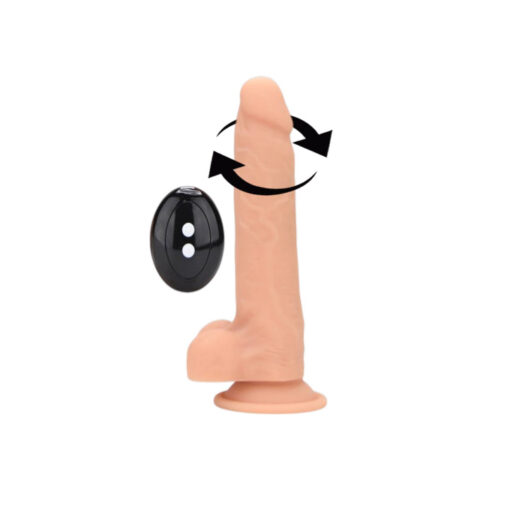 Loving Joy vibrador realista giratorio con mando