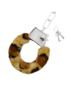 Alternative view of Love Cuffs esposas básicas leopardo
