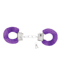 Alternative view of Love Cuffs esposas básicas moradas