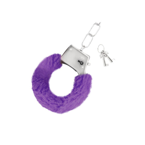 Love Cuffs esposas básicas moradas - Imagen 3