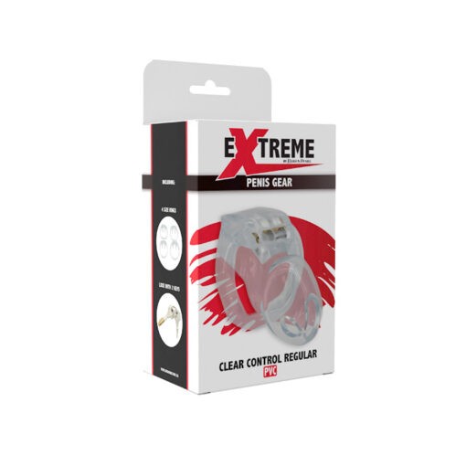 Extreme jaula castidad transparente M - Imagen 5