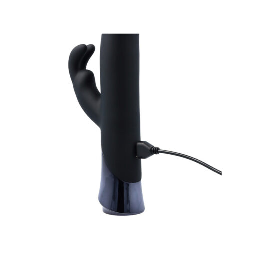 Fuzzy conejito vibrador con impulsos recargable - Imagen 4