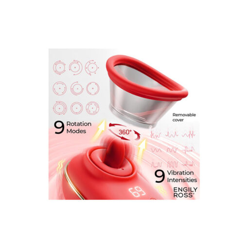 Lizer lengua vibradora con movimiento y succión - Imagen 6