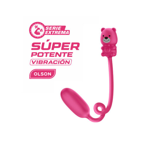 Olson huevo vibrador de osito ultra potente