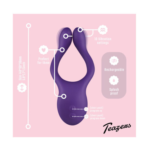 Teazers vibrador para parejas multifunción - Imagen 4
