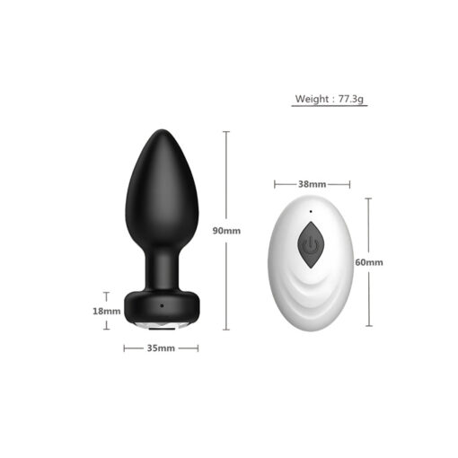 Toosh dilatador anal con mando a distancia - Imagen 3
