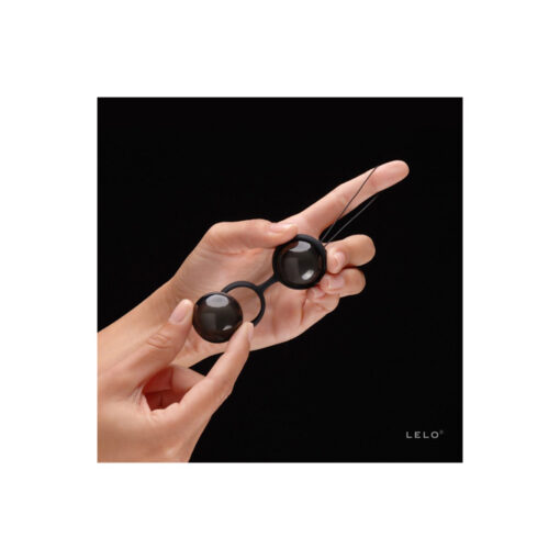 Lelo Beads Noir bolas chinas con dos pesos - Imagen 3