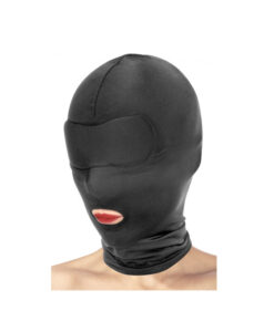 Alternative view of Fetish Tentation capucha con abertura en boca