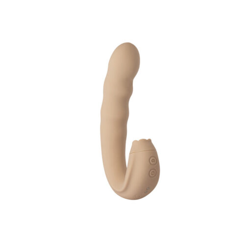 Gigi Wabi vibrador doble con giro y lengua