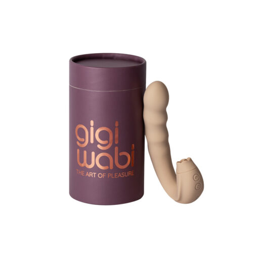 Gigi Wabi vibrador doble con giro y lengua - Imagen 9