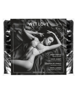 Alternative view of Sábana de vinilo impermeable negra 200 x 220
