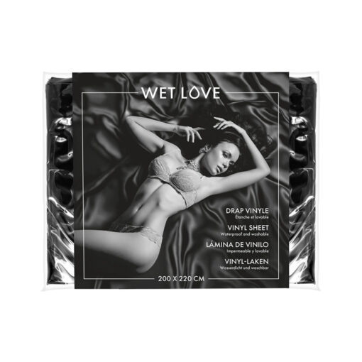 Sábana de vinilo impermeable negra 200 x 220 - Imagen 2
