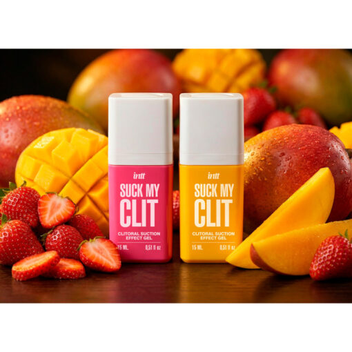 Suck My Clit gel con efecto succión para clítoris fresa - Imagen 4