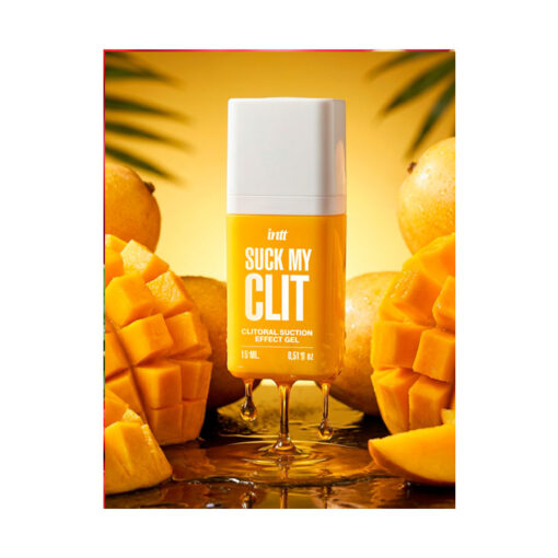 Suck My Clit gel con efecto succión para clítoris mango