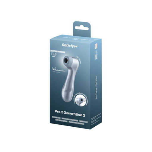 Satisfyer Pro 2 succionador de clítoris pilas azul - Imagen 6