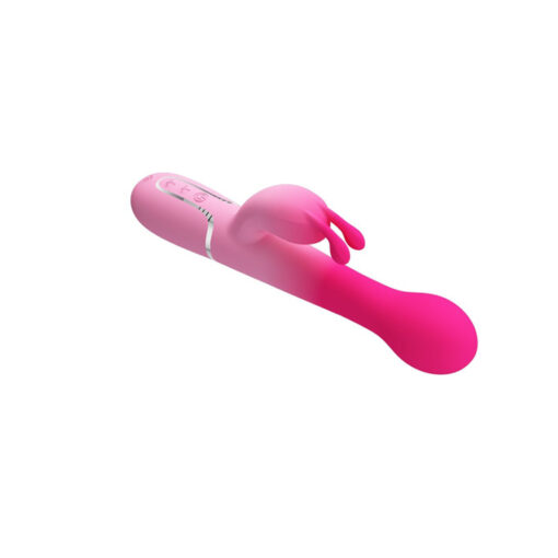 Dejon vibrador con penetración y bolas giratorias fucsia - Imagen 2