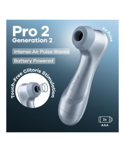 Satisfyer Pro 2 succionador de clítoris pilas azul