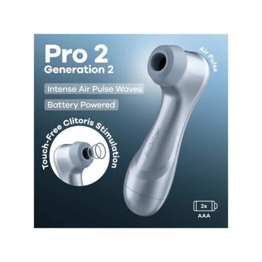 Satisfyer Pro 2 succionador de clítoris pilas azul