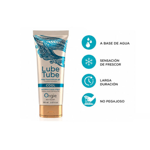 Lube Tube lubricante efecto frescor 150 ml - Imagen 3