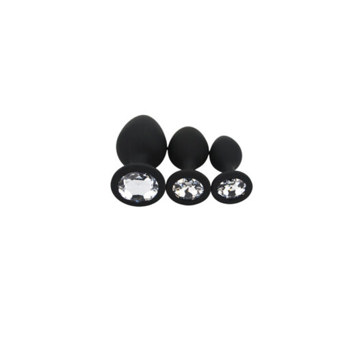 Toosh set de dilatadores negros con diamante - Imagen 6