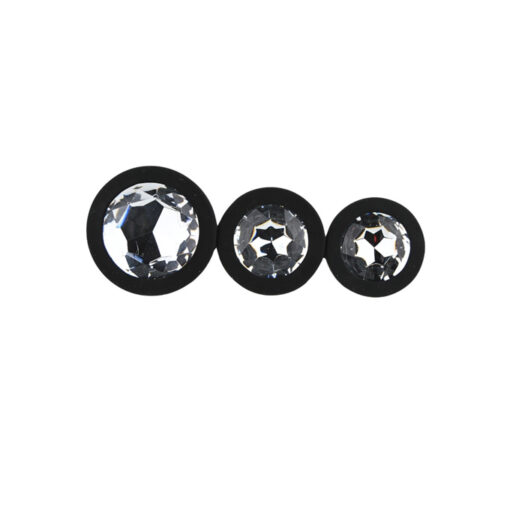 Toosh set de dilatadores negros con diamante - Imagen 7