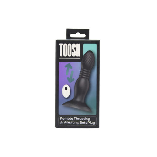 Toosh penetrador anal con mando y ventosa - Imagen 4