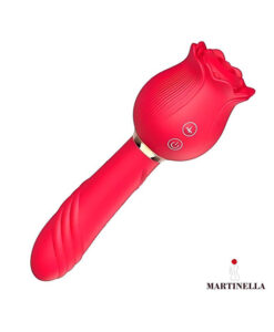 Alternative view of Martinella rosa succionadora con vibrador
