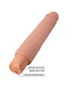 Alternative view of Soren vibrador realista recargable USB