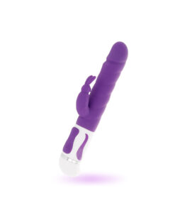 Bobble vibrador conejito giratorio